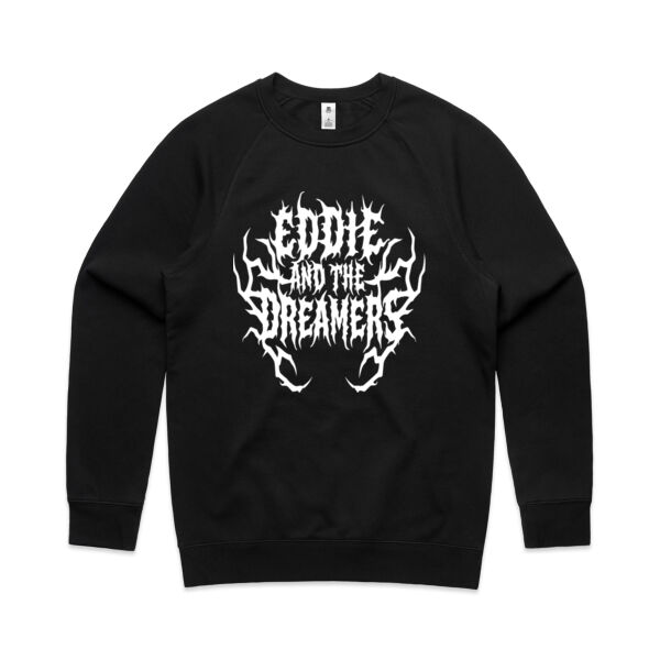 EDDIE AND THE DREAMERS - METAL SWEATSHIRT BLACK Thumbnail