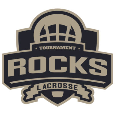 Rocks Tournament Lacrosse Logo Template Thumbnail