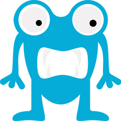 Cute Blue Monster Thumbnail